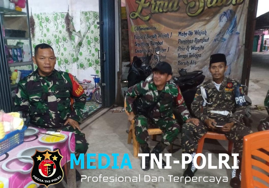 Wujud Nyata Sinergi TNI dan Masyarakat Jaga Keamanan Lingkungan
