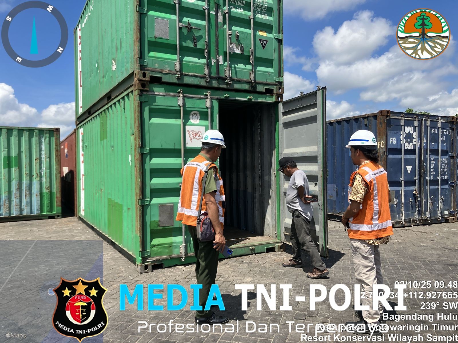 BKSDA Resort Sampit Kunjungi Lokasi Ditemukannya Teringgiling di Pelabuhan Bagendang