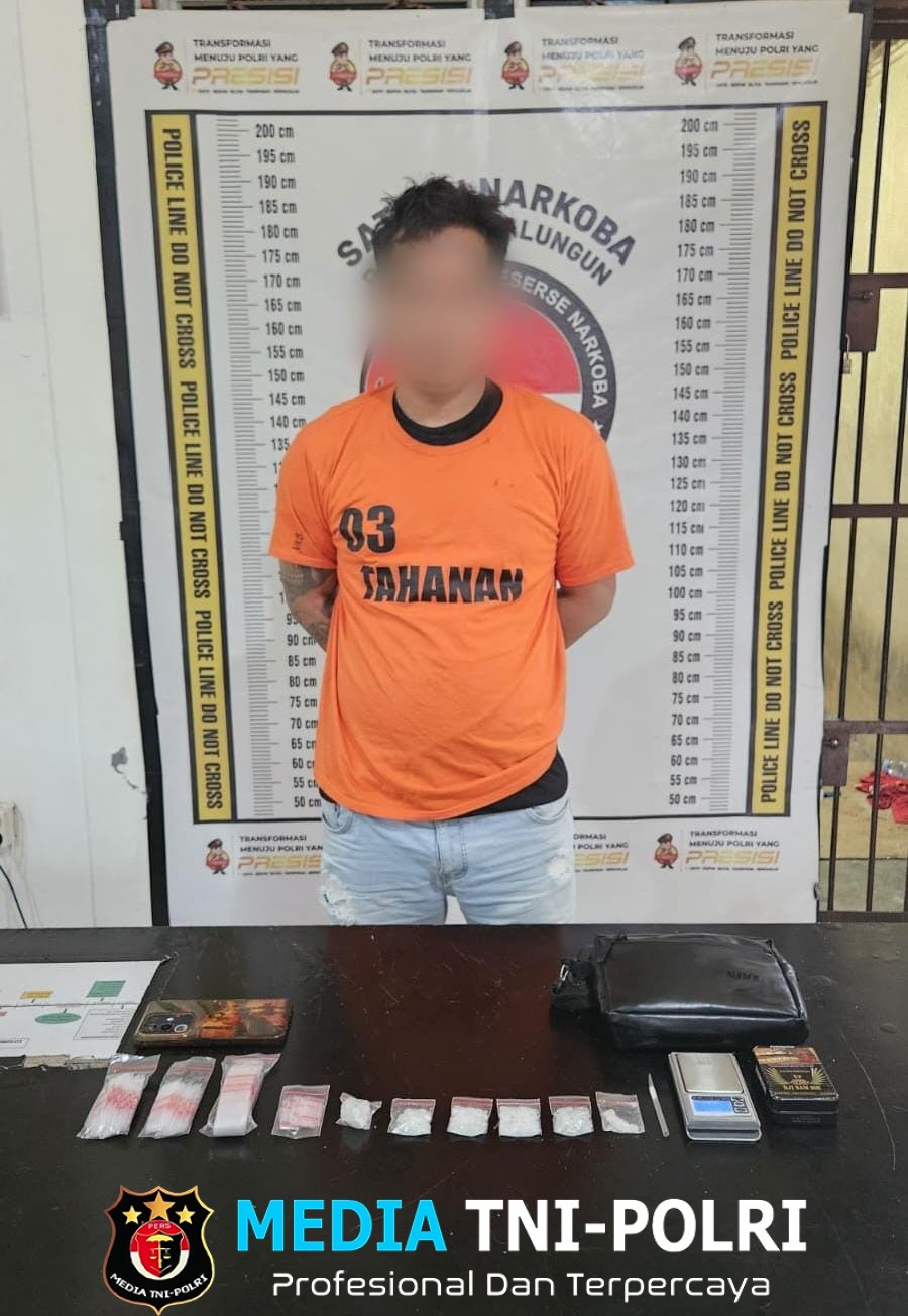 Sat Narkoba Polres Simalungun Bekuk Bandar Sabu 31,58 Gram di Lokalisasi Bukit Maraja