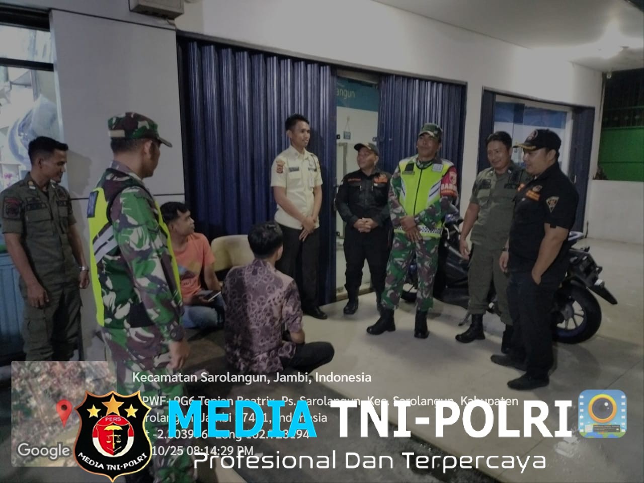 Koramil 420-04/Sarolangun Gencarkan Patroli dan Komsos Malam Demi Keamanan Wilayah