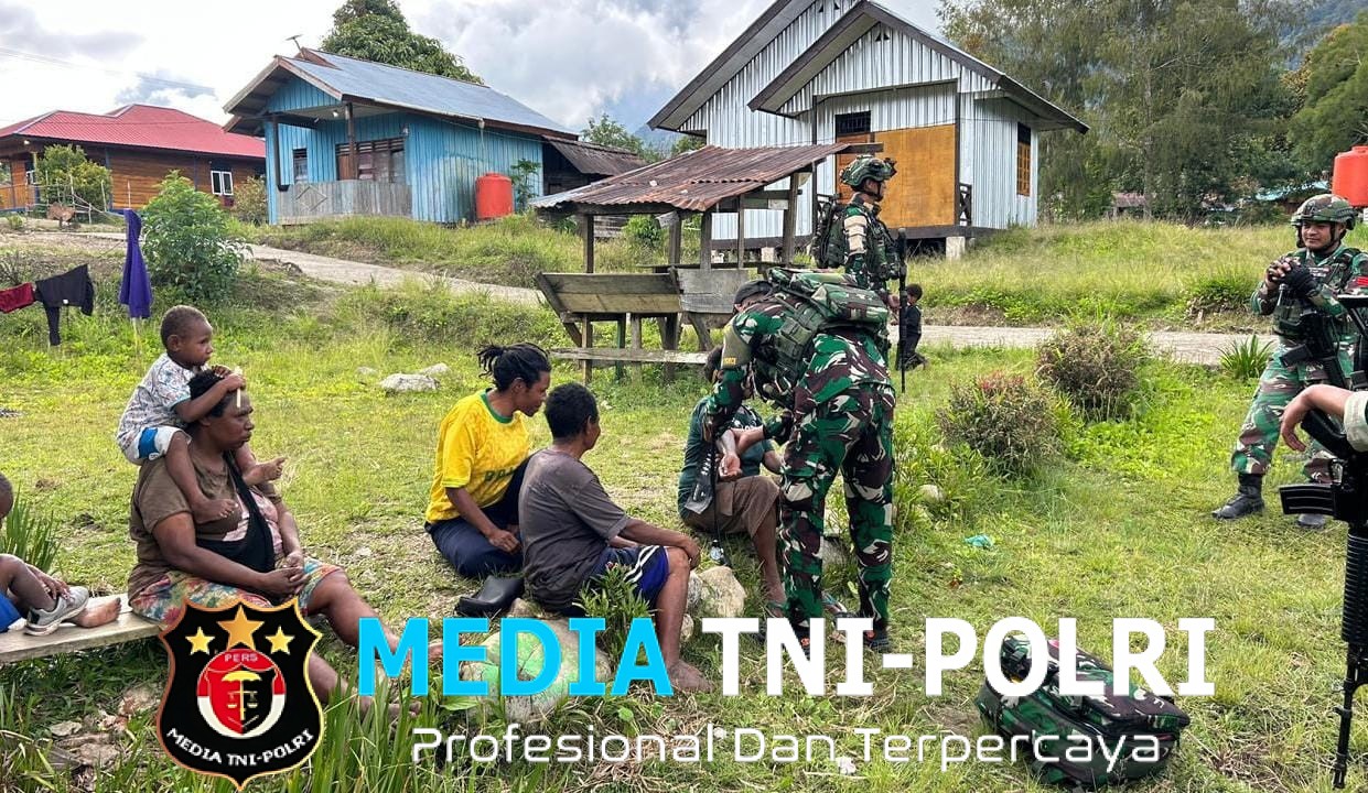 Dalam Rangka HUT TNI ke-80, Pos Okpol Gelar Pengobatan Gratis Door to Door di Kampung Kutdol