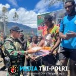 Semangat Persatuan Bergema di Ilaga Satgas Yonif 700/WYC Tutup Turnamen Volly Piala Pangkogabwilhan III