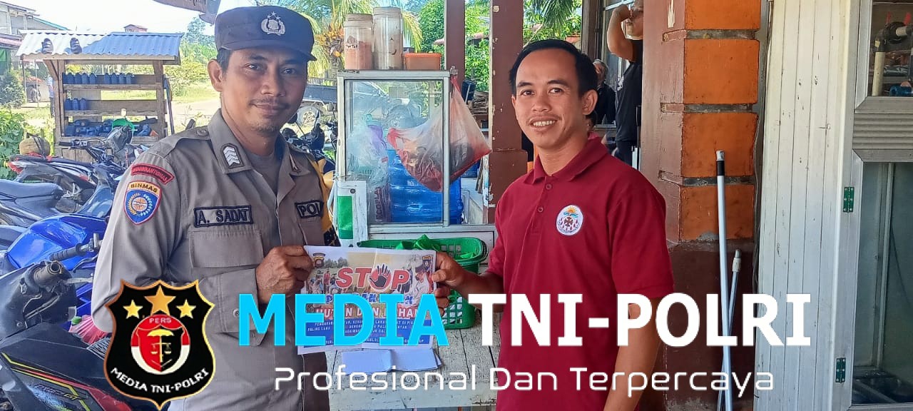 Bhabinkamtibmas Polsek Kuala Behe Gencar Beri Himbauan Tentang Karhutla Ke Masyarakat