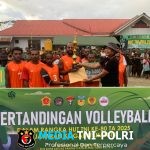 Final Voli HUT TNI ke-80 Jajaran Kogabwilhan III  Antas Putra Pertahankan Predikat Juara 1 wilayah Pegunungan Bintang