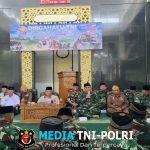 Doa Bersama Di Masjid Al Ikhlas Kodim 0808/Blitar Memperingati HUT Ke 80 TNI Tahun 2025