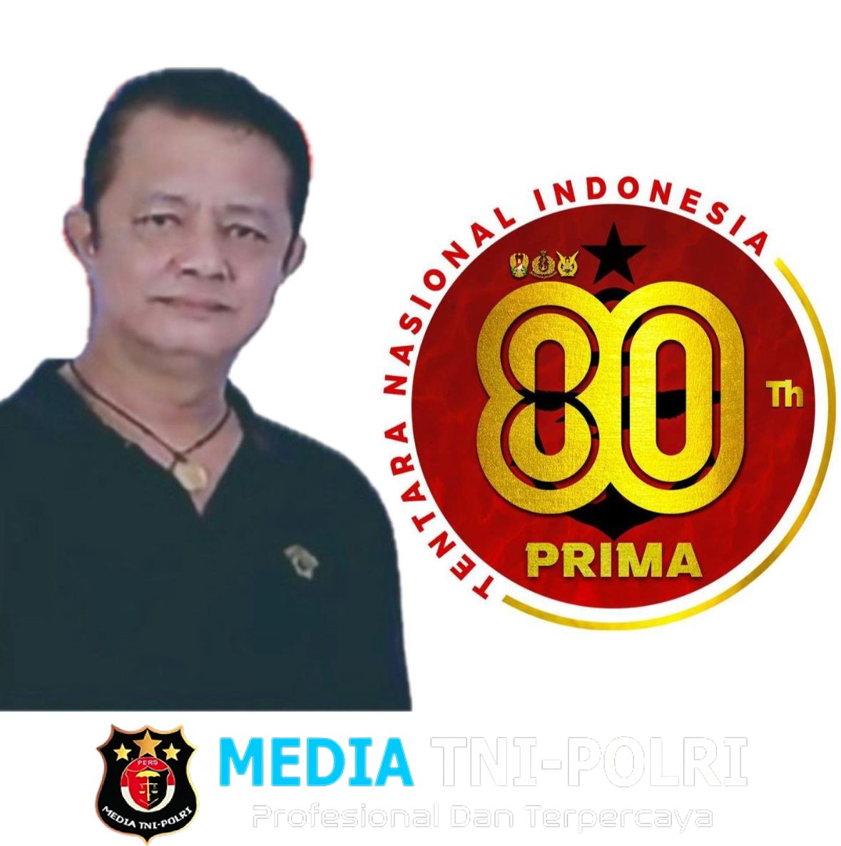 Kaperwil MediaTNI-Polri Perwakilan Kalteng Ucapkan Selamat HUT TNI Ke-80