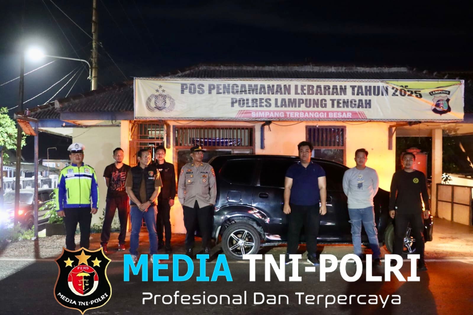 Cegah Kejahatan Jalanan, Polres Lampung Tengah Gelar Patroli KRYD Akhir Pekan