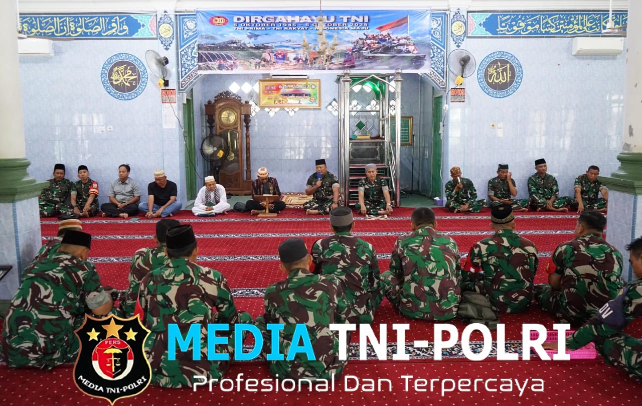 Kodim 0402/OKI Gelar Doa Bersama Peringati HUT TNI ke-80
