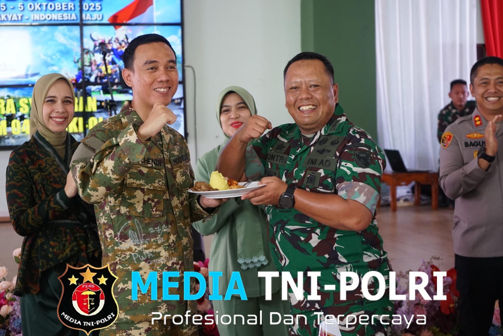 Kodim 0402/OKI-OI Gelar Acara Syukuran HUT TNI ke-80