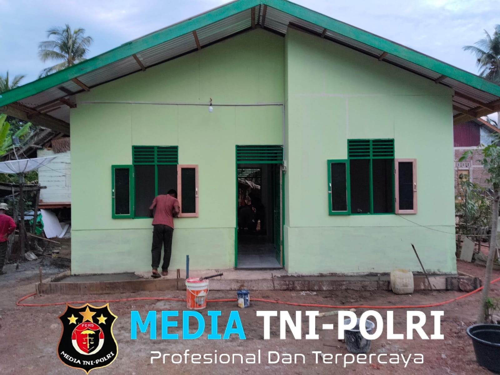 Kodim 0103/Aceh Utara Gelar Bedah Rumah RTLH Sambut HUT TNI ke-80