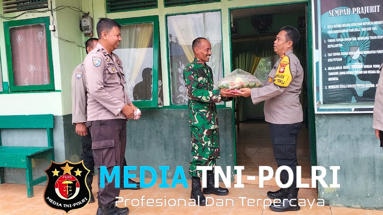 Sinergi TNI–Polri di Sengah Temila Penuh Keakraban di HUT TNI ke-80