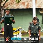 Pupuk Jiwa Nasionalisme Prajurit, Kodim Merauke Gelar Upacara Bendera