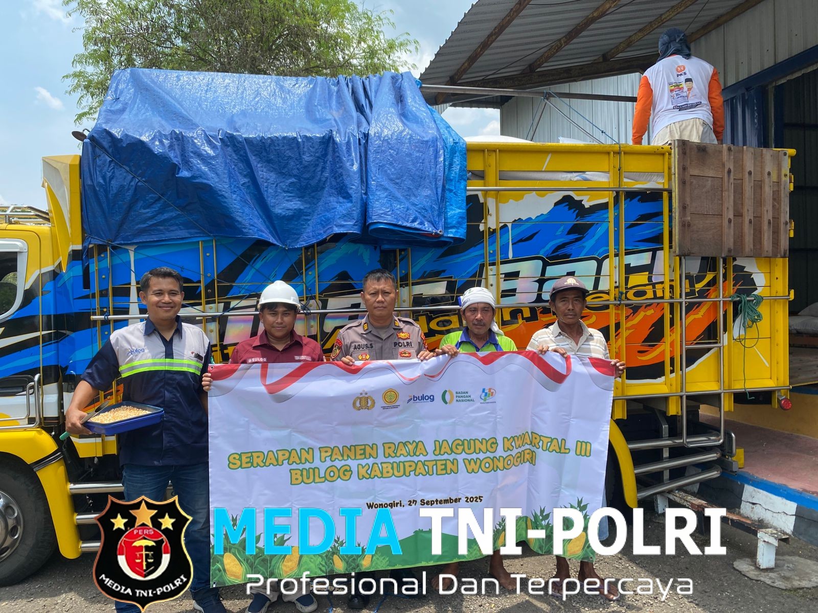 Polres Wonogiri Dukung Program Ketahanan Pangan, Serap 10 Ton Jagung Ke Bulog