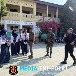 Brimob Goes To School Batalyon D Pelopor Beri Himbauan Anti Kenakalan Remaja di SMPN 2 Cikarang Barat