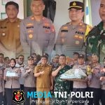 Polsek Cikarang Selatan Sambangi Koramil 08 Lemahabang Berikan Ucapan Dirgahayu TNI ke-80