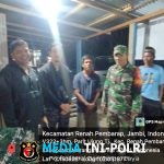 Kegiatan Komsos Malam Koramil 420-07/Sungai Manau Bersama Warga untuk Jaga Keamanan Lingkungan