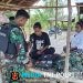 Satgas Pamtas Kewilayahan RI-PNG Yonif 410/Alg Laksanakan Yankes di Kampung Wanmar Distrik Tomage
