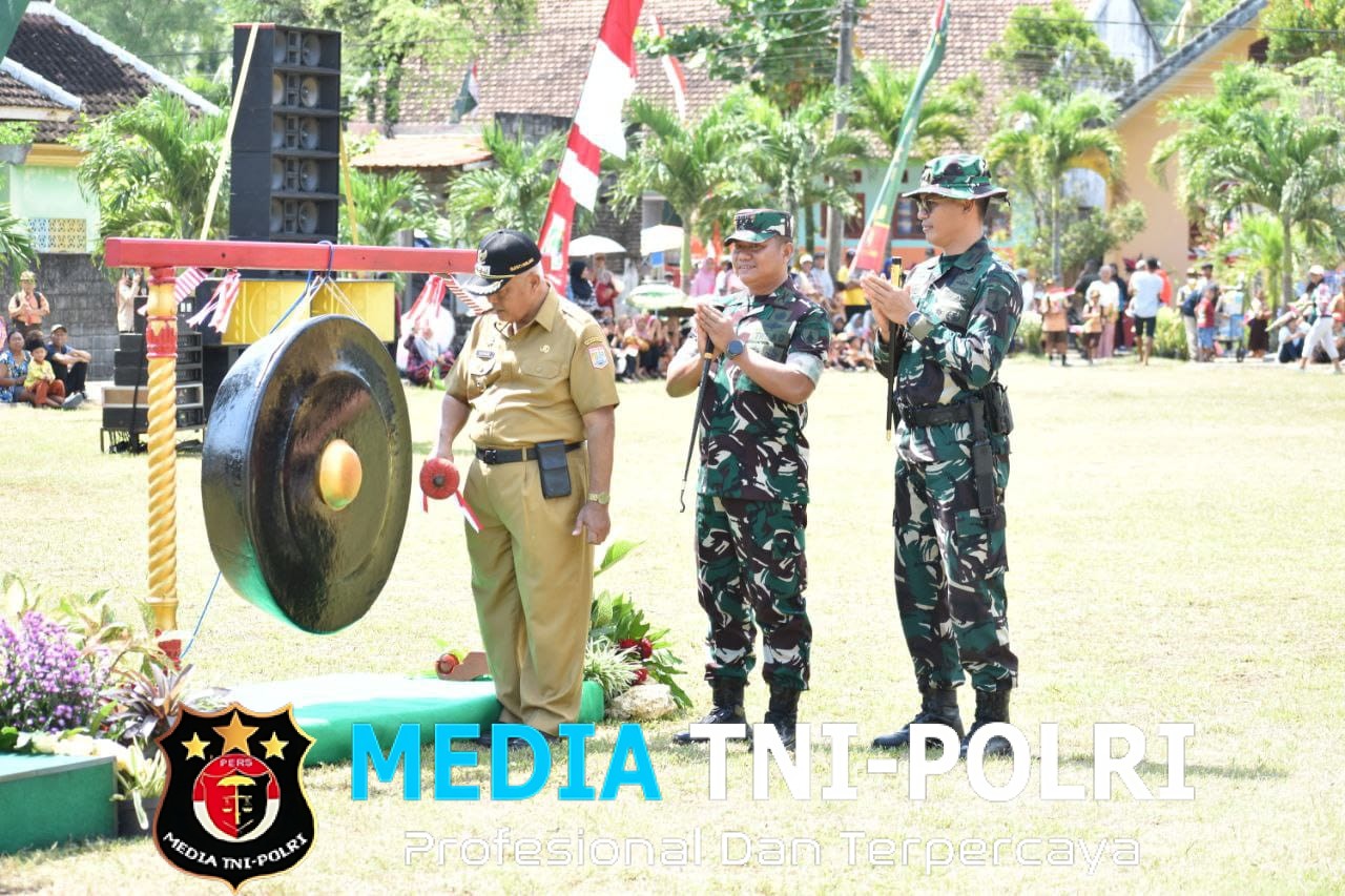 Bupati Malang Resmi Buka TMMD ke-126 Kodim 0818/Malang Batu di Desa LebakHarjo