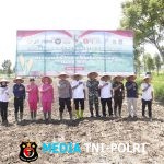 Kapolres Langkat laksanakan Penanaman Jagung Kuartal IV di lahan Pertanian Binaan Polres Langkat