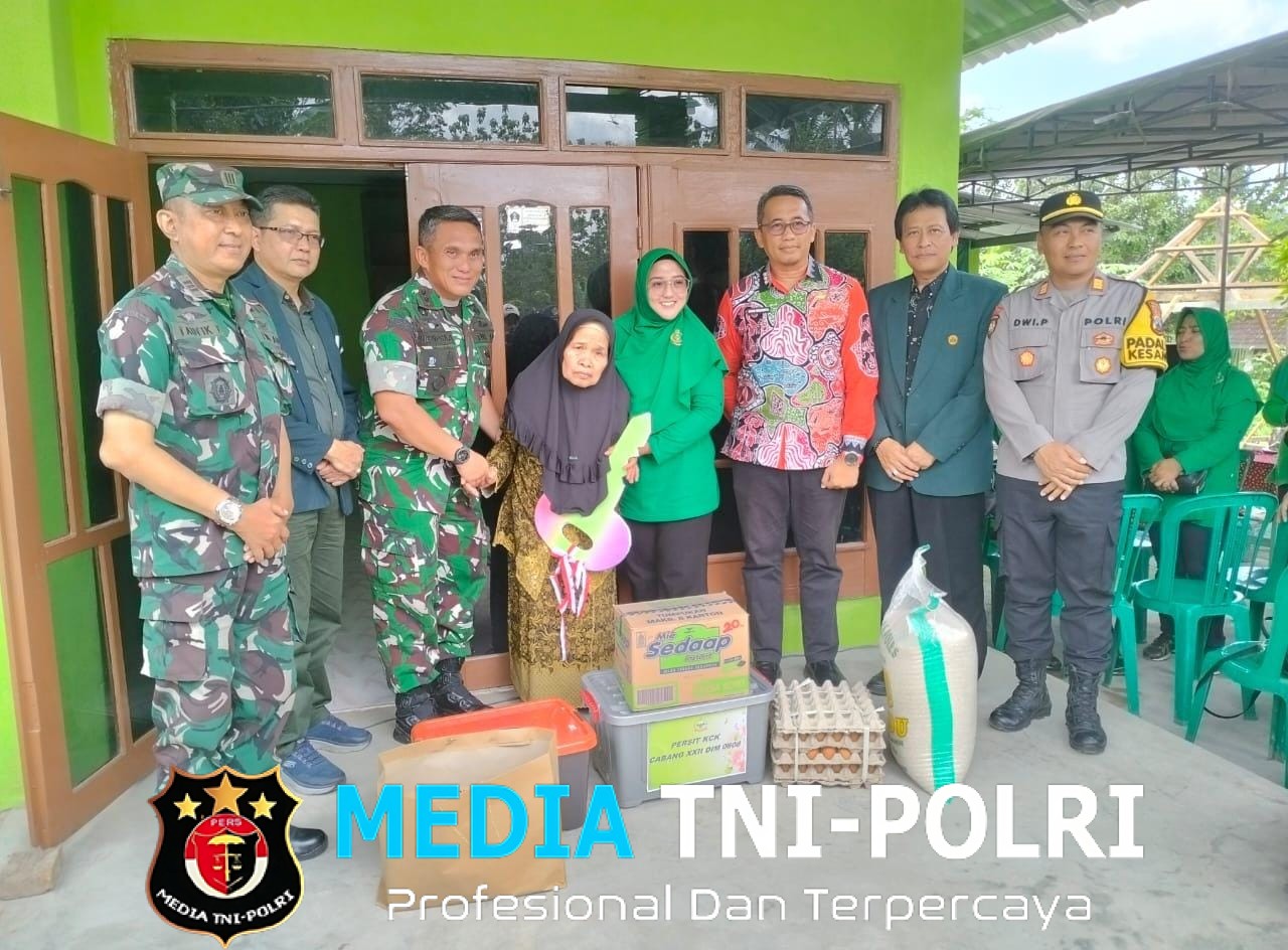 Resmikan RTLH Dalam Bakti Teritorial Prima Inspirasi Desa Jugo Dalam Semangat HUT TNI Ke 80