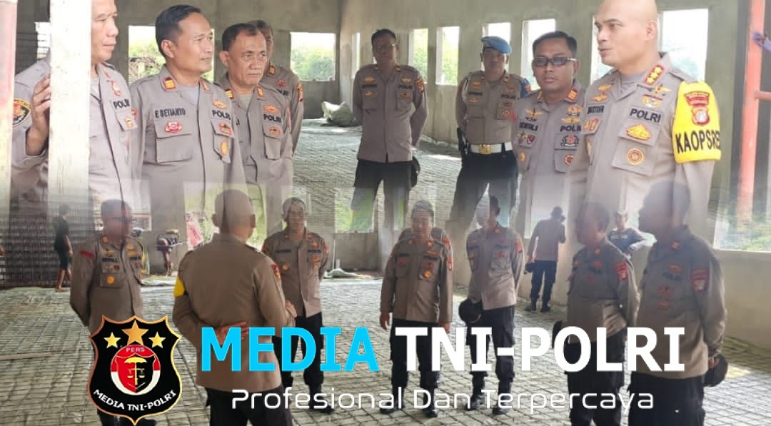 Kapolres Metro Bekasi Tinjau Pembangunan Dapur SPPG Polri di Cikarang Selatan