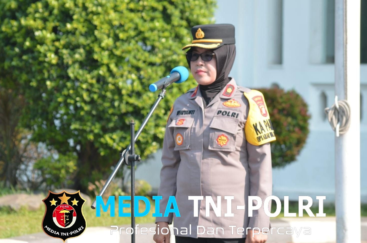 Apel Gabungan Potmas Tambun Selatan Kapolsek Tekankan Sinergi Jaga Kamtibmas Jelang Pilkades