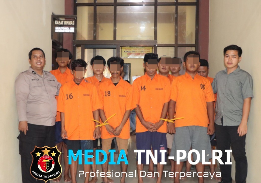 Polisi Tangkap Delapan Pelaku Narkoba di Pringsewu, Dua di Antaranya Pengedar
