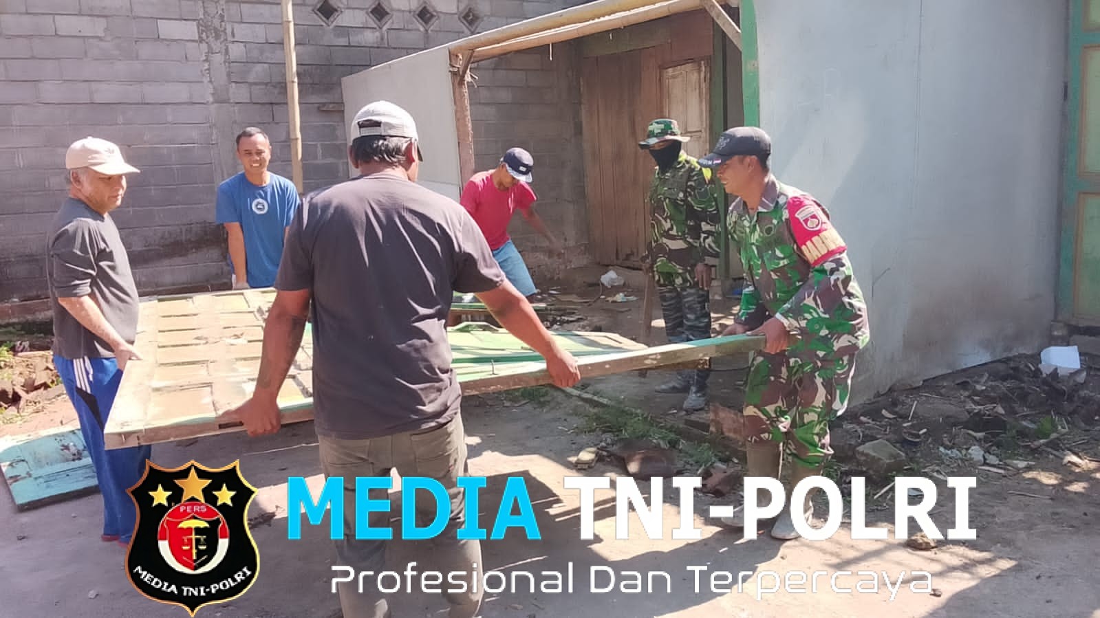 Satgas TMMD Boyolali Mulai Renovasi Rumah Tidak Layak Huni di Desa Candi