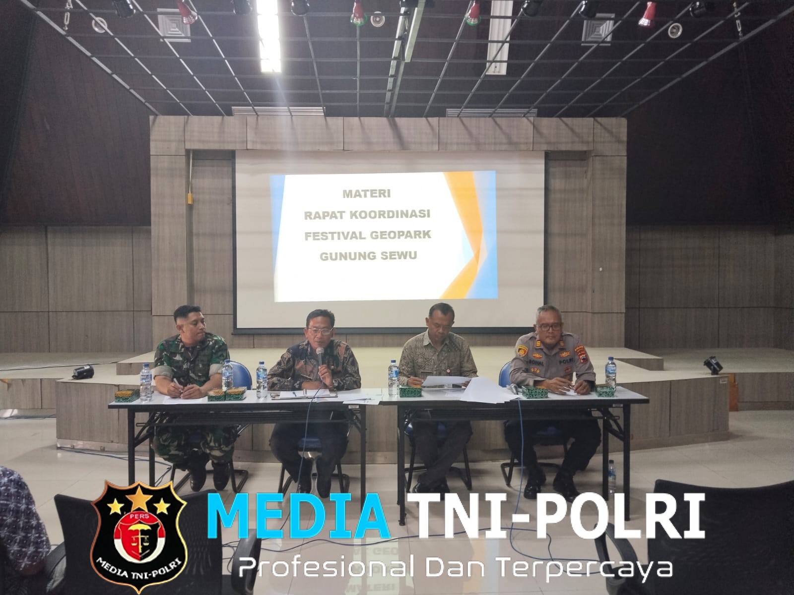 Polsek Pracimantoro Hadiri Rakor Persiapan Festival Geopark Gunung Sewu ke-7, Siap Dukung Keamanan Kegiatan Nasional