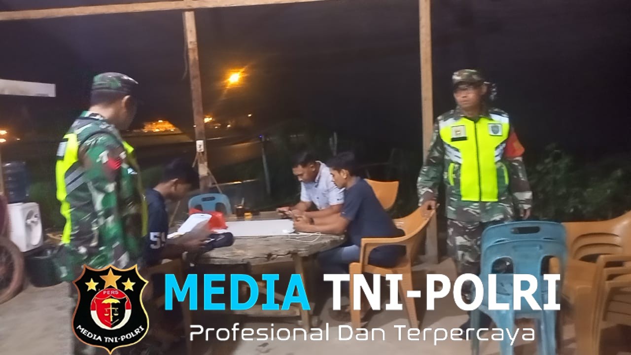 Patroli Koramil 15/Matangkuli Jaga Keamanan Masyarakat