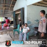 Jalin Silaturahmi, Bhabinkamtibmas Polsek Menjalin Sambangi Warga Desa Binaan