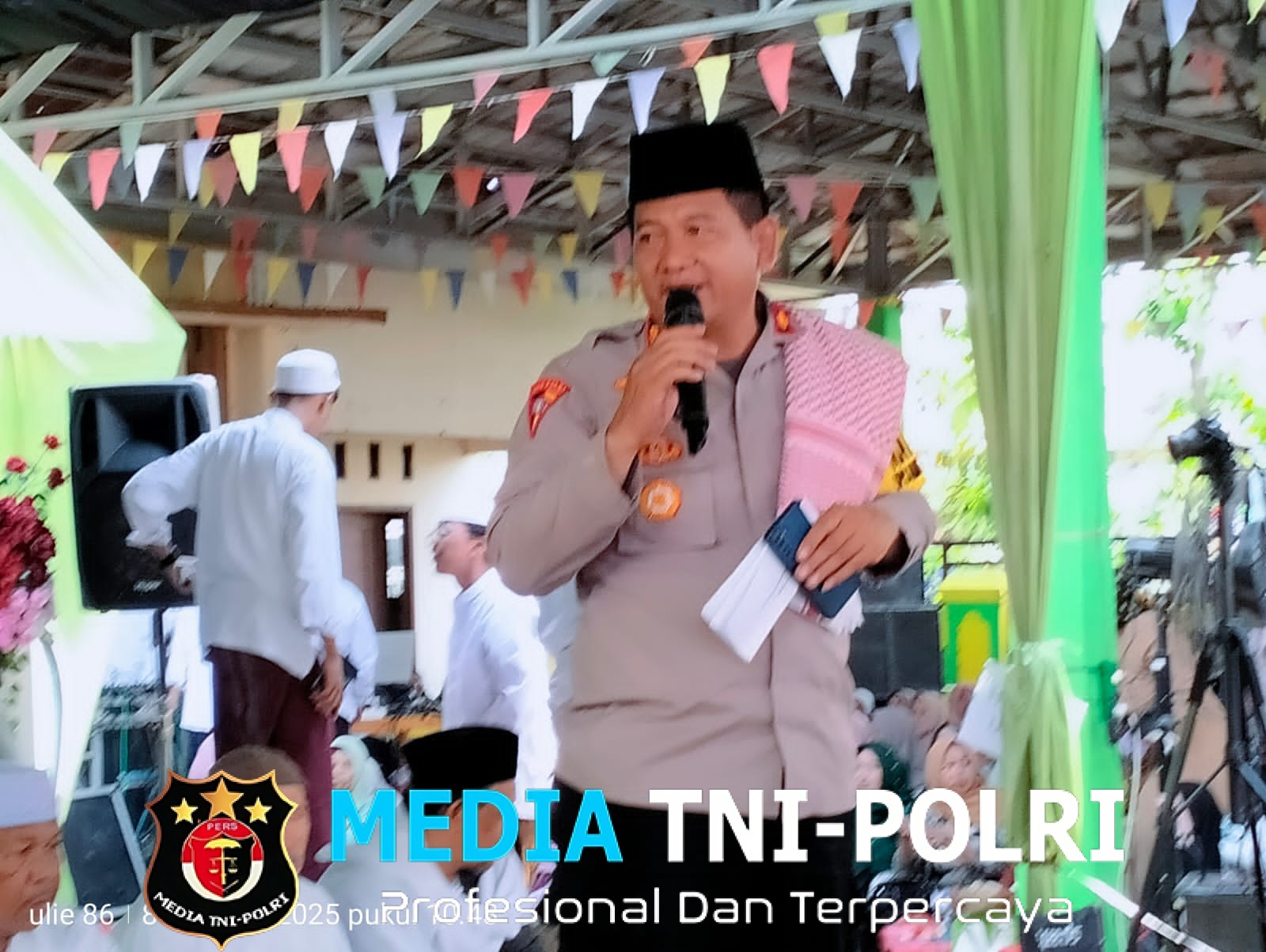 Peringatan Maulid Nabi di Muara Bakti Berjalan Khidmat dengan Pengamanan dari Polsek Babelan