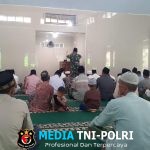 Satgas TMMD ke-126 Kodim 0818/Malang-Batu Laksanakan Kegiatan Non Fisik Bintal, Sholat Jum’at Bersama Warga di Masjid Al-Amien Desa Lebakharjo