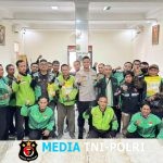 Kapolsek Cikarang Barat Jalin Silaturahmi Kamtibmas dengan Ojek Online Cikarang Barat dan Cibitung