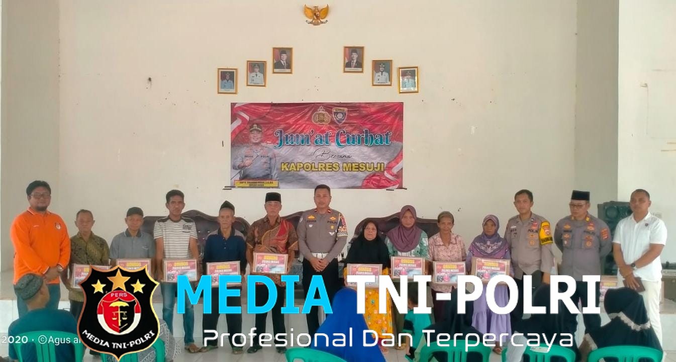 Gelar Jumat Curhat, Polres Mesuji Serap Keluhan Kritikan Serta Saran Dari Masyarakat