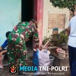Babinsa dan Staf Kelurahan Joyotakan Kerja Bakti