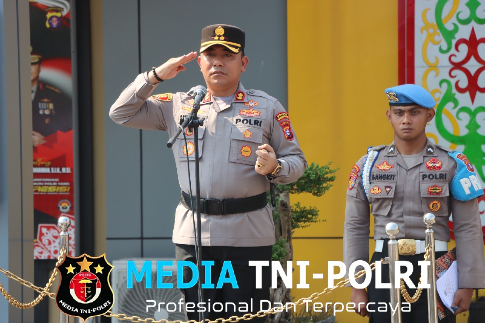Polres Kotim Gelar Upacara Serah Terima Jabatan Waka Polres