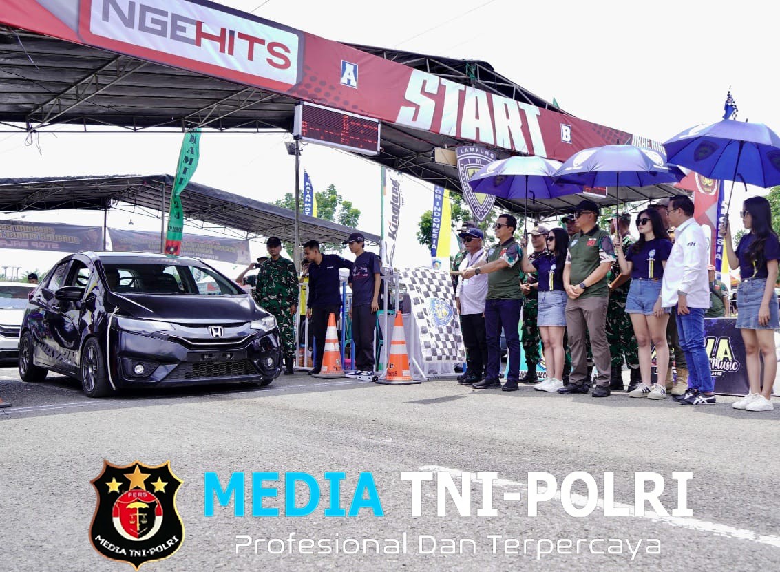 Bupati Pringsewu Riyanto Pamungkas Buka Kejuaraan Dragrace & Dragbike Championship 2025