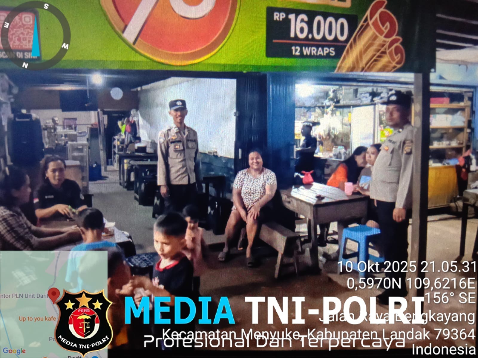 Cegah Tindak Kriminalitas Samapta Polsek Menyuke Rutin Laksanakan Patroli Malam Hari
