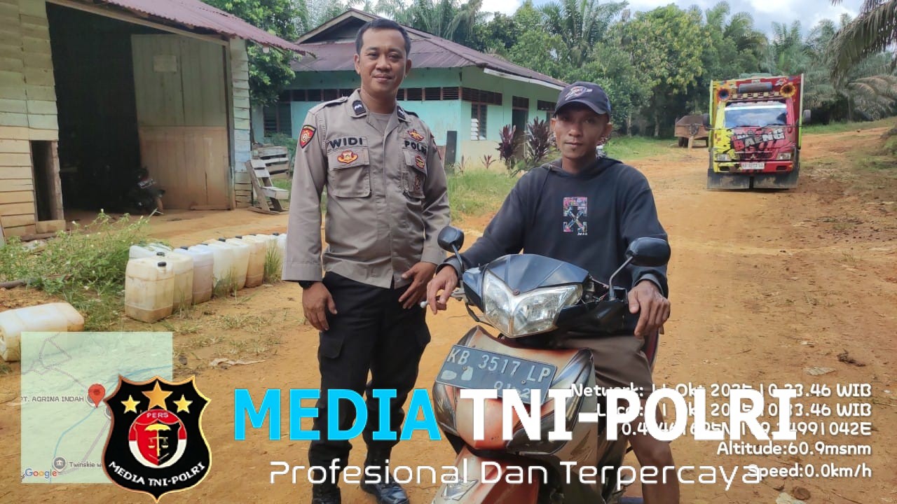 Personil Polsek Menjalin Sambangi perusahaan Sawit Ingatkan Personalia Tentang Keselamatan Kerja Karyawan