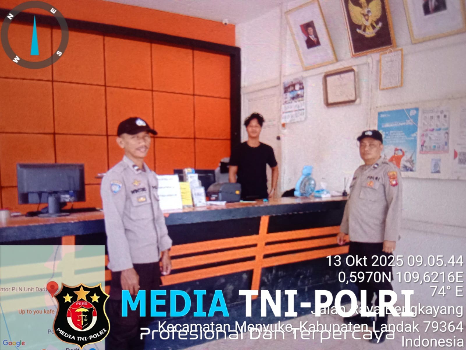 Polsek Menyuke Ajak Warga Selalu Jaga Kamtibmas Siang Hari