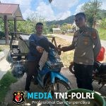 Dengan Senyum dan Sapaan, Kanit Binmas Bangun Keakraban dengan Warga