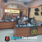 Polres Kotim Mengikuti Vidio Conference, Astama Ops Polri Pimpin Anev Gangkamtibmas