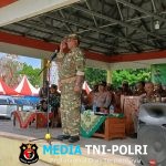 Kapolsek Seputih Raman Hadiri Apel Tahunan dan Pembinaan Linmas, Ini Pesannya