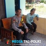 Senyum dan Pesan Kamtibmas dari Briptu Cimbun, Hangatkan Suasana di Sebangki