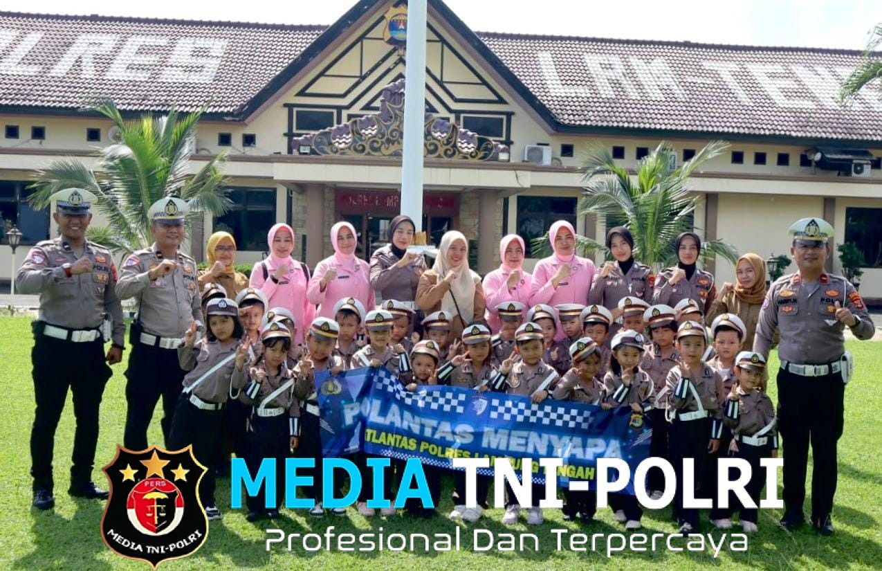 TK Kemala Bhayangkari 26 Lampung Tengah Gelar Outing Class Seru di Mapolres Lampung Tengah