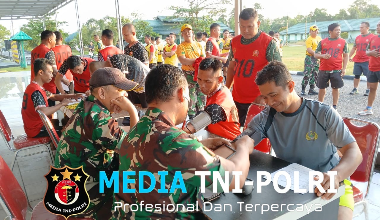 Prajurit Kodim 1015/Sampit Ikuti Garjas Kenaikan Pangkat