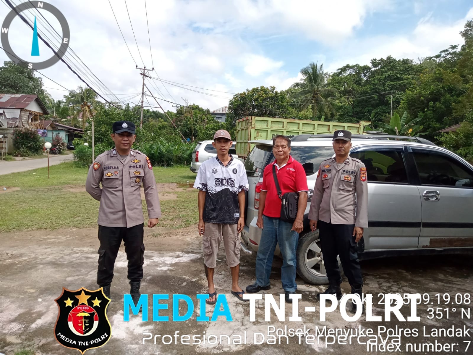 Cegah Tindakan Kejahatan Samapta Polsek Menyuke Lakukan Patroli Rutin