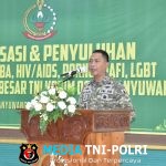 Sosialisasi dan Penyuluhan Bahaya Narkoba, HIV/AIDS, Pornografi, dan LGBT Kepada Keluarga Besar TNI Kodim 0825/Banyuwangi
