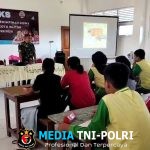 Danramil Sananwetan Beri Pembekalan Bela Negara pada Peserta LDKS SMPN 6 Kota Blitar